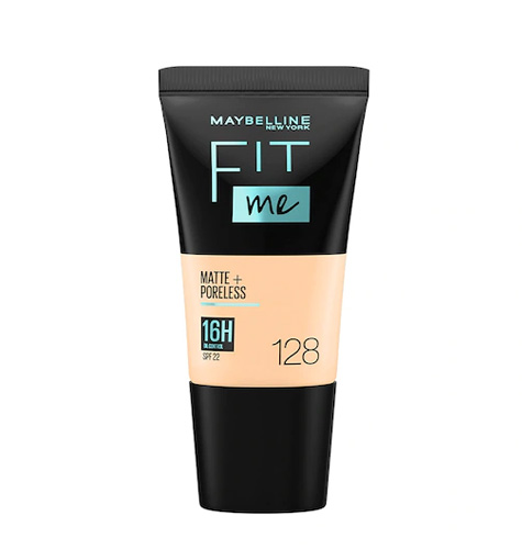 "New York Fit Me Matte+Poreless Liquid Foundation 18 ml - Warm Nude 128 "